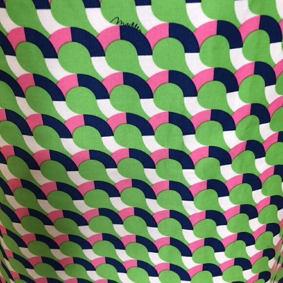 NEW Melly M Green and Pink Preppy Pencil Skirt Size 2 NWT - Picture 2 of 11